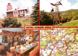 Delcampe - Krupka Graupen CZ Hotel Komari Vizka Gastraum Sesselbahn - Tschechische Republik