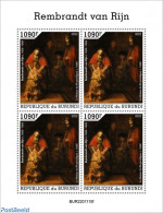 Delcampe - Burundi 2022 Rembrandt Van Rijn, Mint NH, Art - Paintings - Rembrandt - Altri & Non Classificati