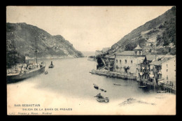 Delcampe - ESPAGNE - SAN SEBASTIAN - SALIDA DE LA BAHIA PASAJES - Guipúzcoa (San Sebastián)
