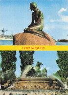 Delcampe - DANEMARK COPENHAGUE LA PETITE SIRENE ET FONTAINE DE GEFION - Denmark