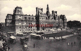 Delcampe - CPSM PARIS - L'HOTEL DE VILLE - Autres Monuments, édifices