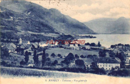 Delcampe - CPA ANNECY - TALLOIRES - VUE GENERALE - Annecy