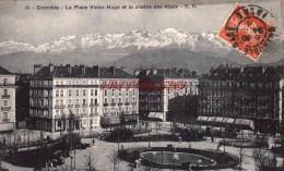 Delcampe - CPA GRENOBLE - LA PLACE VICTOR HUGO - Grenoble