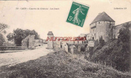 Delcampe - CPA CAEN - CASERNE DU CHATEAU - LES FOSSES - Caen