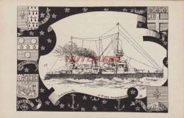 Delcampe - CPA CHERBOURG - ILLUSTRATION GASTON JOURDA DE VAUX - LE ST LOUIS CUIRASSE - Cherbourg