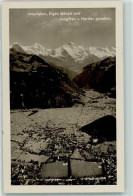 Delcampe - 3800 Interlaken - Fliegeraufnahme Eiger Mönch Und Jungfrau - 10309490 - Interlaken