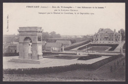 Delcampe - FRANCE, Postcard, Proyart, Triumphal Arch, WWI, Unused - Ham