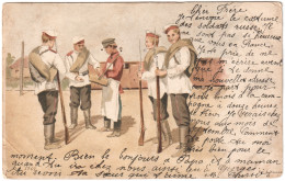 Delcampe - CPA MILITARIA. UNIFORME SOLDATS RUSSES - Uniformen