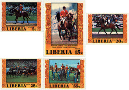 Delcampe - 71076 MNH LIBERIA 1977 21 JUEGOS OLIMPICOS VERANO MONTREAL 1976 - Pferde