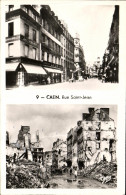 Delcampe - CPA Caen Rue Saint Jean Militaria - Caen