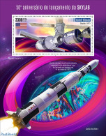 Delcampe - Guinea Bissau 2023 Skylab, Mint NH, Transport - Space Exploration - Guinea-Bissau