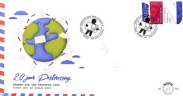 Delcampe - Netherlands 2025 FDC 899, Postcrossing, First Day Cover - Lettres & Documents
