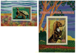 Delcampe - 41672 MNH GUINEA ECUATORIAL 1977 FAUNA AMERICANA - Guinée Equatoriale