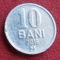 Delcampe - Moldova 10 Bani 2016 KM# 7 Lt 1341 Moldavia Moldavie - Moldavie