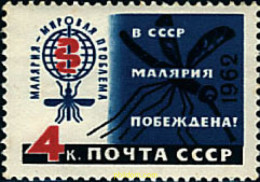Delcampe - 80306 MNH UNION SOVIETICA 1962 MOSQUITOS - Spinnen