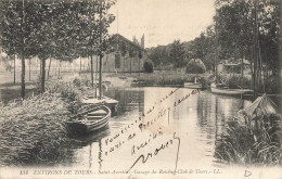 Delcampe - St Avertin * Environs De Tours * Le Garage Du Rowing Club De Tours * Bateaux - Saint-Avertin