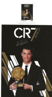 Delcampe - TIMBRE ET CARTE POSTALE - STAMPS AND POSTCARD - BRIEFMARKE UND POSTKARTE - PORTUGAL - FOOTBALL - CRISTIANO RONALDO - Voetbal