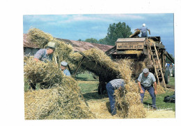 Delcampe - Cpm - Moisson Batteuse Ets MERLIN ET Cie - Homme Paysan Chapeau Champs Paille -  - Debaisieux 323 -- 1989 - Landwirtschaftl. Anbau