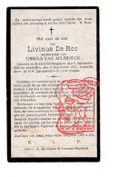 Delcampe - DP Livinus De Roo ° Sint-Lievens-Houtem 1845 † 1927 X Ursula Van Aelbroeck - Images Religieuses