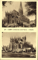 Delcampe - CPA Caen L Eglise Saint Pierre Militaria - Caen