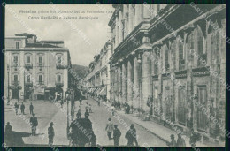 Delcampe - Messina Città Corso Garibaldi Palazzo Municipale Alterocca 251 Cartolina RB9048 - Messina