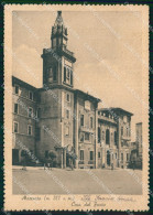 Delcampe - Macerata Città Casa Del Fascio Fascismo FG Cartolina RB9304 - Macerata