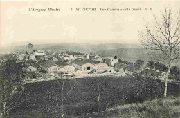 Delcampe - Carte Postale Ancienne - 12 - Saint Victor Melvieu - Vue Générale Côté Ouest - CPA - Voir Scans Recto-Verso - Poscard - - Saint Victor
