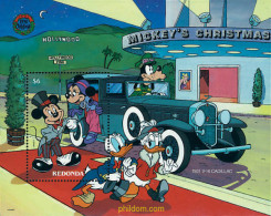 Delcampe - 290235 MNH REDONDA 1990 NAVIDAD. AUTOMOVILES - Disney