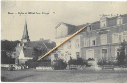 Delcampe - NAMUR.  DAVE.  EGLISE ET HOTEL BEAU RIVAGE.  ANIMATION. - Namur