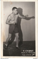 Delcampe - Fixe Boxe H Chebaut Champion Des Flandres Mi-lourds 77 Kgs - Boxsport