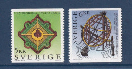 Delcampe - Suède - YT N° 1892 Et 1893 ** - Neuf Sans Charnière - Tycho Brahe - 1995 - Neufs