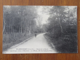 Delcampe - ELANCOURT, YVELINES, ROUTE DE LA MUETTE, CPA - Elancourt