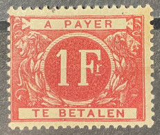 Delcampe - 1895 COB: TX10. Timbre Taxe. MNH. - Sellos