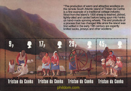 Delcampe - 47548 MNH TRISTAN DA CUNHA 1984 INDUSTRIA LANERA - Tristan Da Cunha