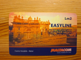 Delcampe - Prepaid Phonecard Malta, Easy Line - Casino Notabile, Rabat - Malta