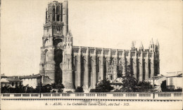 Delcampe - CPA Albi La Cathedrale Sainte Cecile Cote Sud - Albi