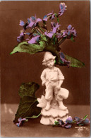 Delcampe - CPA , Fleurs , Vase , 1929 - Blumen