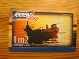 Delcampe - Prepaid Phonecard Malta, Easy Line - Fishing Boat - Malta