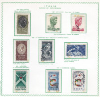 Delcampe - Italia 1957 Annata Completa Usata 18 Valori (vedi Descrizione!) - Full Years