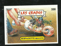 Delcampe - Carte "Les Crados"1987 N°330 Bernadette Brouette Carte à Gratter Vocabulaire Crados"Jolie Fille " Et "Cantine"Neuve B/TB - Andere & Zonder Classificatie