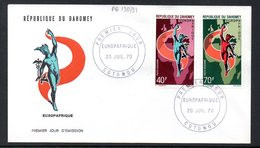 Delcampe - Benin Dahomey A 130/31 Fdc EUROPE-AFRIQUE , Hermès - Europese Instellingen