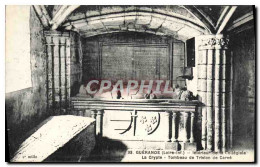 Delcampe - CPA Guerande Interieur De La Collegiale La Crypte Tombeau De Tristan De Carne - Funerales