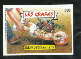 Delcampe - Carte "Les Crados"1987 N°330 Bernadette Brouette Carte à Gratter Le Vocabulaire Crados "Un Prof "et "Génial " Neuve B/TB - Andere & Zonder Classificatie