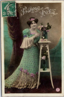 Delcampe - CPA , Fleurs , Vase , 1910 - Blumen