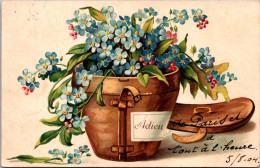 Delcampe - CPA , Fleurs , Vase , 1904 - Blumen