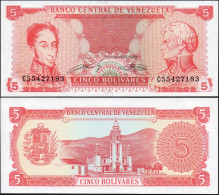 Delcampe - 1989 Venezuela 5 Bolivares Fds - Venezuela