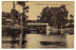 Delcampe - Cpa N° 1 BOURGANEUF Le Thaurion Au Pont De Montalescot - Aubusson