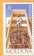 Delcampe - 2002 Moldova Moldavie Moldau Europa-cept Circus Building In Chisinau 1v Mint - 2002