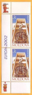 Delcampe - 2002 Moldova Moldavie Moldau Europa-cept Circus Building In Chisinau Mint The Right Side Of The Sheet. 2v Mint - 2002