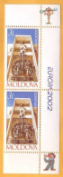 Delcampe - 2002 Moldova Moldavie Moldau Europa-cept Circus Building In Chisinau Mint The Right Side Of The Sheet 2v Mint - 2002